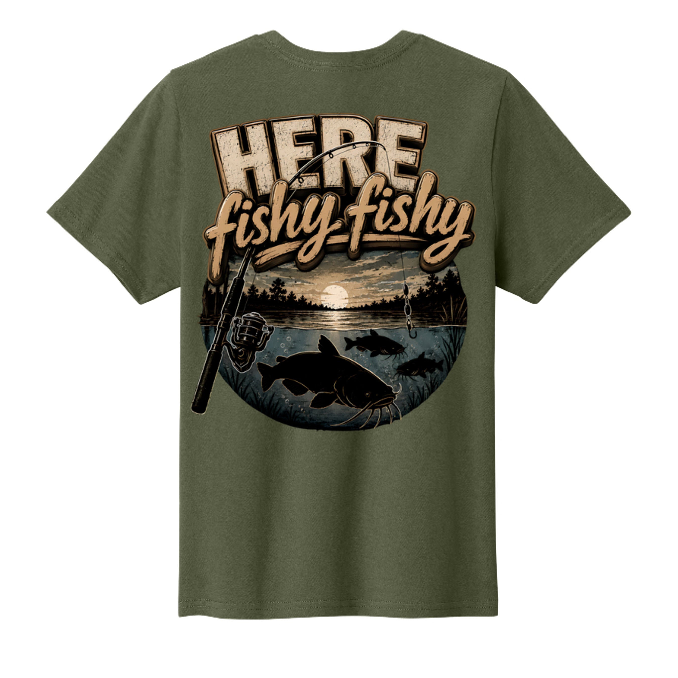 Olive Drab Green - PC43Y - BACK